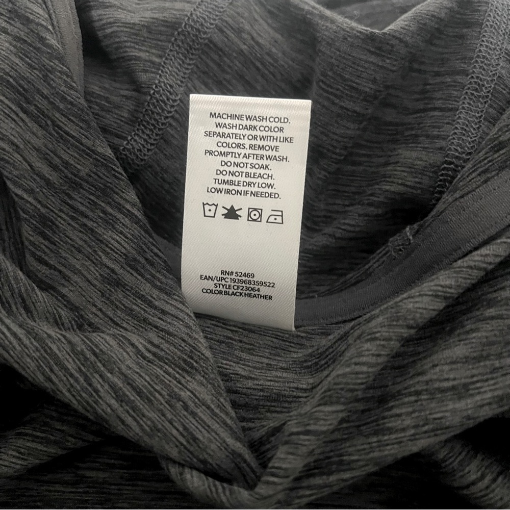 Members Mark Women’s Charcoal Favorite Soft Full Zip Hoodie Size Large NWOT - Picture 7 of 7